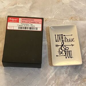 Thirty One Live True & Be You Keepsake Tray